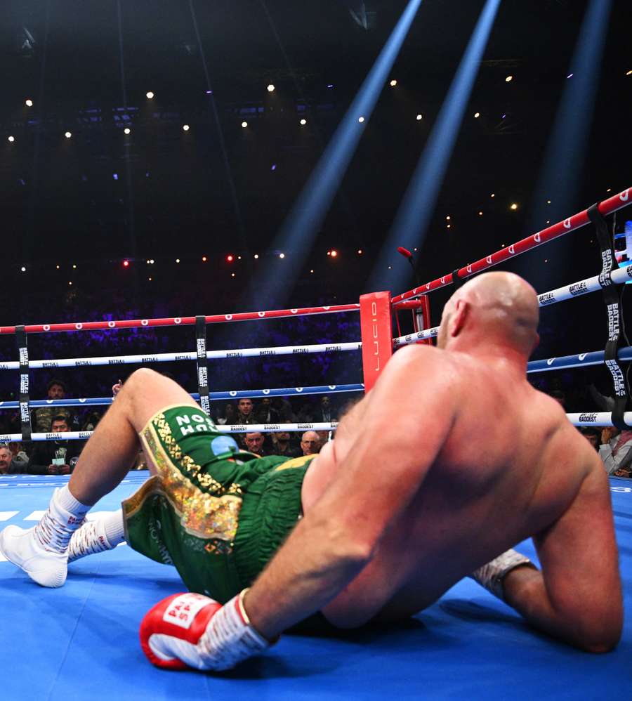 Tyson Fury was floored in the bout