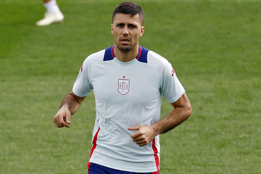 Rodri was absent from training on Monday for personal reasons
