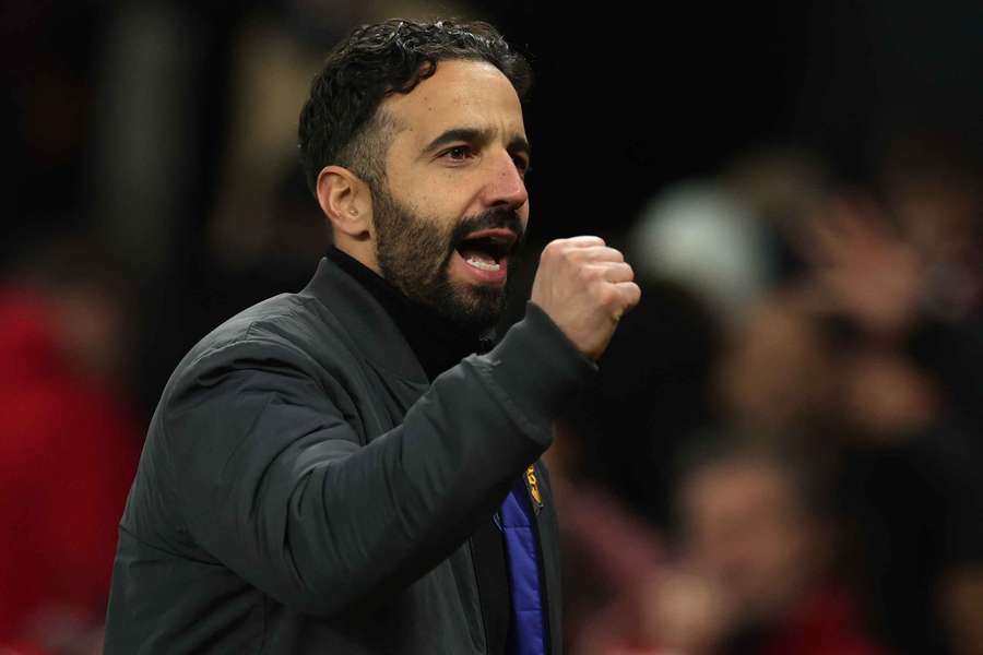 Ruben Amorim on the touchline Ruben Amorim on the touchline