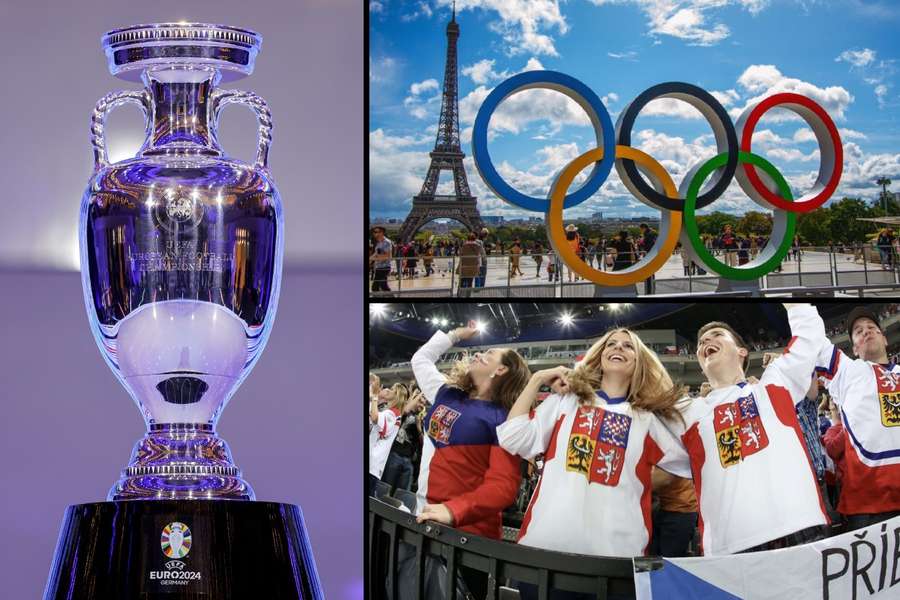 Sportovnímu roku 2024 vévodí Euro, hokejové MS v Česku a olympijské hry.