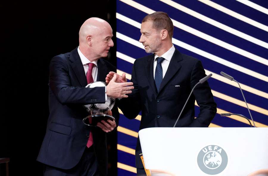 Ceferin e Infantino