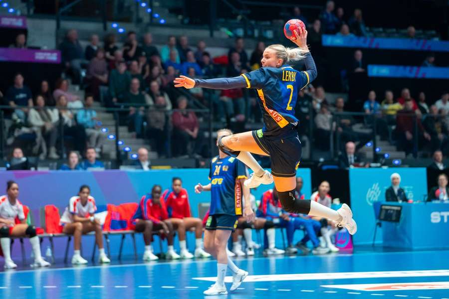 Clara Lerby put 11 goals past Cuba Clara Lerby put 11 goals past Cuba