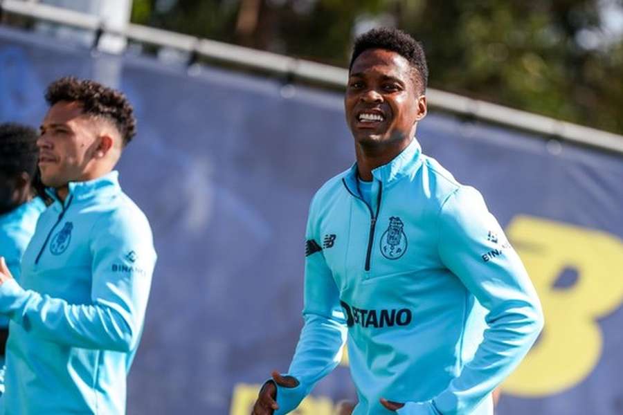 Wendell no treino do FC Porto