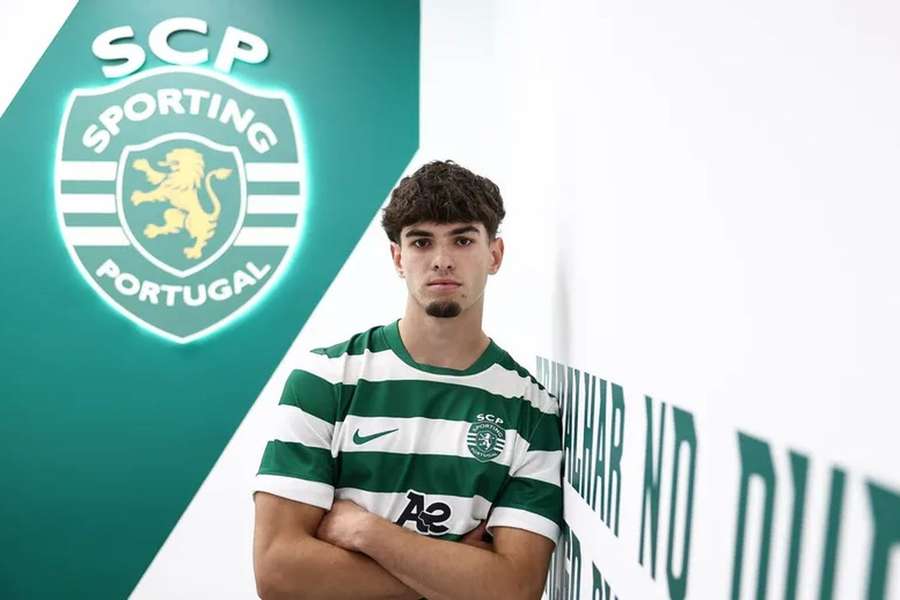 Martim Ribeiro fez 11 golos em 26 jogos nos sub-17 do Sporting