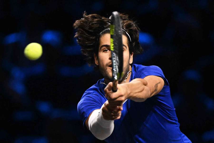 Carlos Alcaraz à la Laver Cup, la semaine dernière. Carlos Alcaraz à la Laver Cup, la semaine dernière.