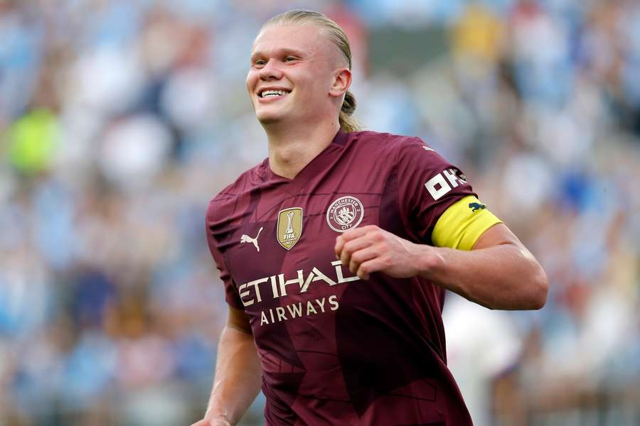 Haaland foi estrela no Manchester City