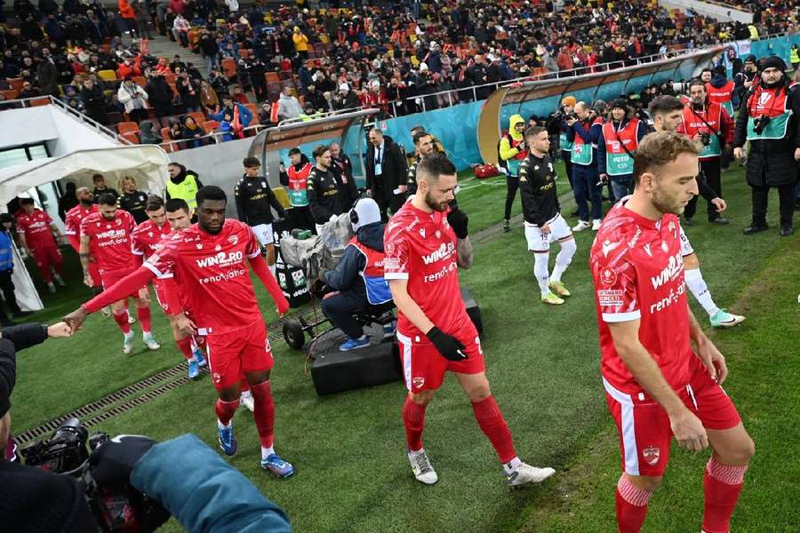 Dinamo ocupă penultima poziție în play-out-ul Superligii
