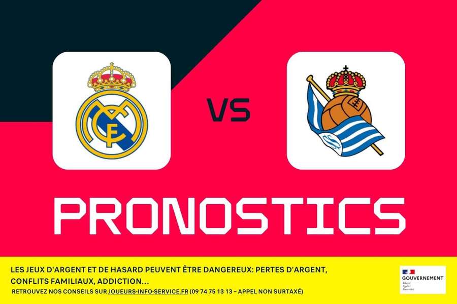 Real Madrid – Real Sociedad : pronostics, meilleurs paris et cotes (Liga)