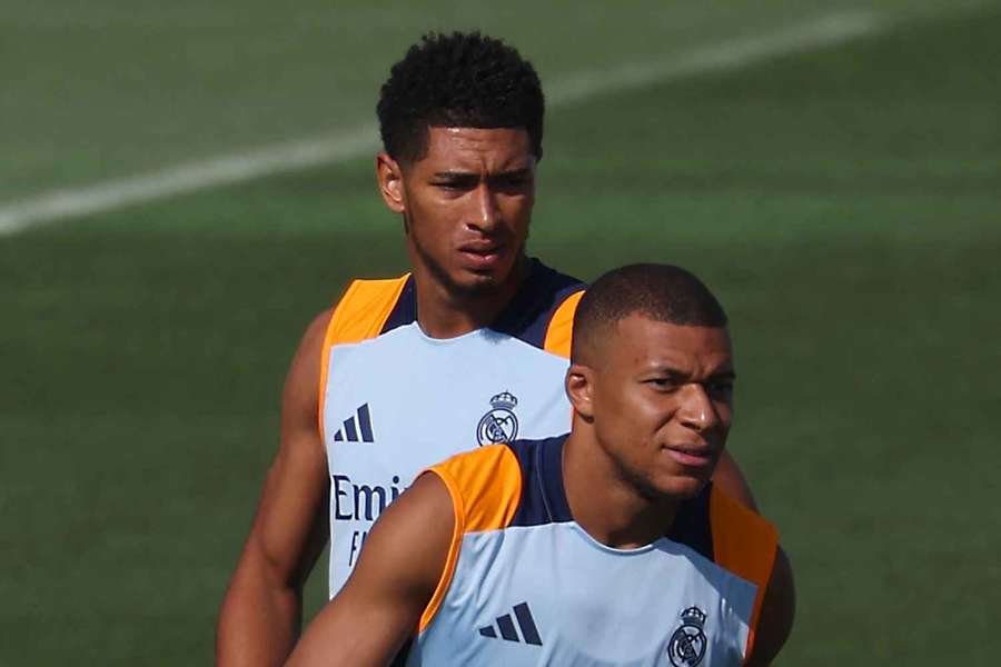 Jude Bellingham (h.) und Kylian Mbappe sind die neuen Gesichter von Champions League-Sieger Real Madrid.