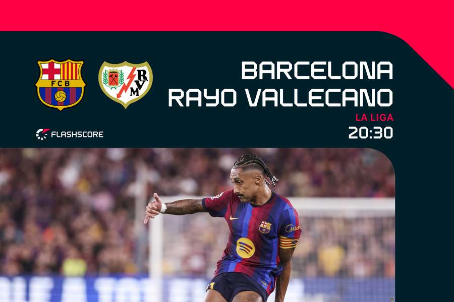O Barcelona recebe o Rayo Vallecano O Barcelona recebe o Rayo Vallecano