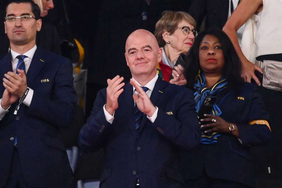 Infantino in attendance at the Women's World Cup