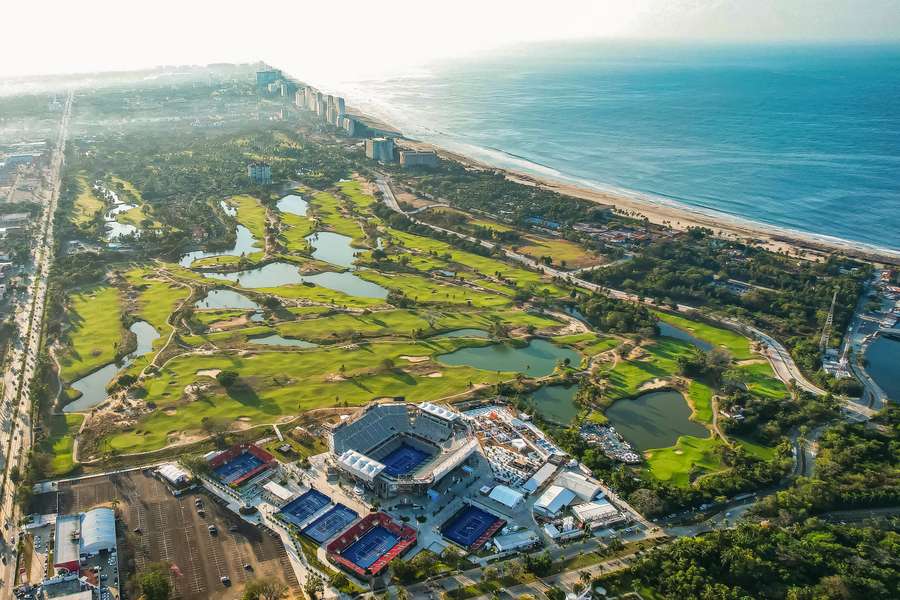 Así es el complejo donde se celebra el torneo de Acapulco,