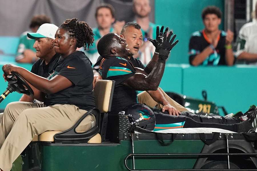 Tyreek Hill mit einem Stoßgebet