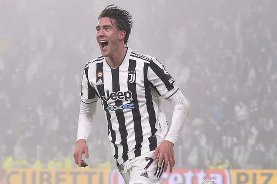 Vlahovic soma sete golos esta época pela Juventus