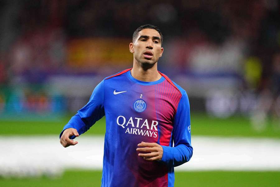 Hakimi a repris la course au centre d'entraînement du PSG Hakimi a repris la course au centre d'entraînement du PSG