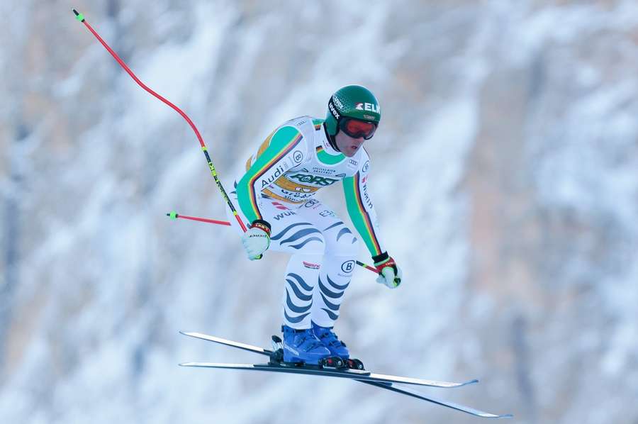 Romed Baumann hat im ersten Training von Kitzbühel einen guten Eindruck hinterlassen.