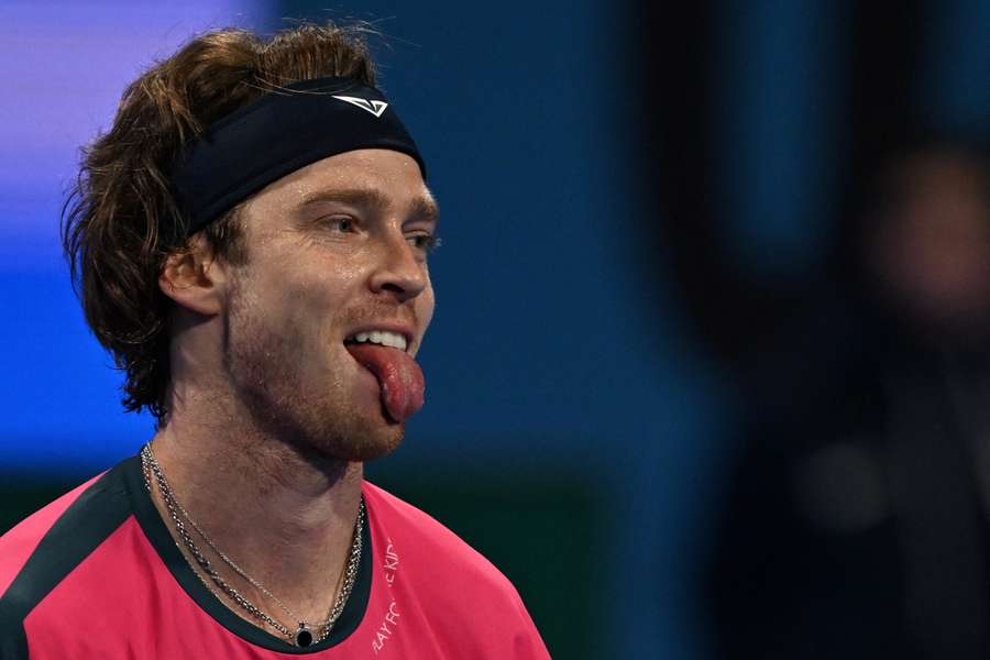 Rublev, en el partido de este sábado.