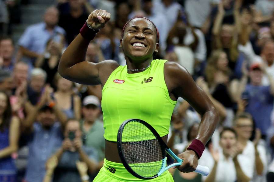 Coco Gauff var jublende lykkelig efter US Open-sejr.