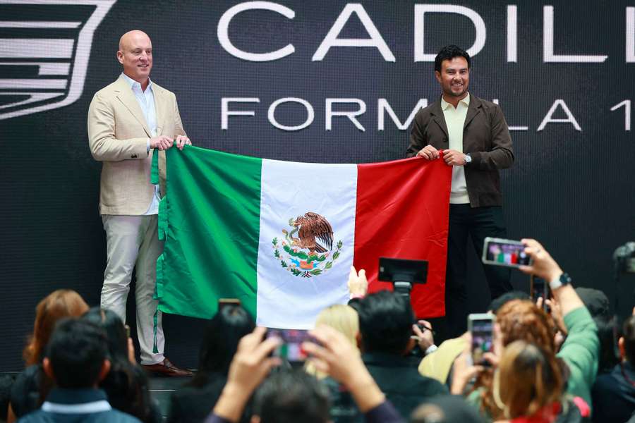 Sergio Perez, right, will be back on the grid with Cadillac in 2026 Sergio Perez, right, will be back on the grid with Cadillac in 2026