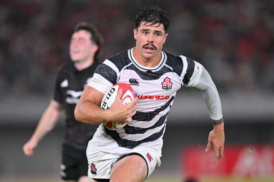 Japan centre Dylan Riley will be integral to the team's chances of causing an historic upset. Japan centre Dylan Riley will be integral to the team's chances of causing an historic upset.