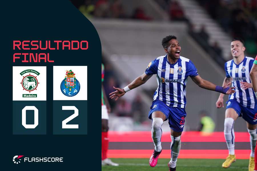 Golo de Wendell abriu caminho à vitória do FC Porto