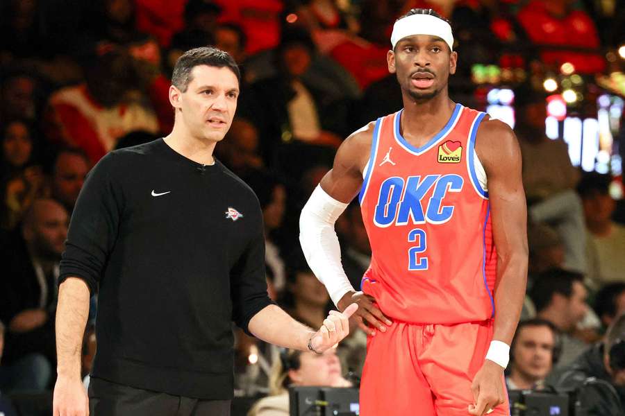 Coach Mark Daigneault (l.) und Shai Gilgeous-Alexander waren zwei Hauptfaktoren für den Einzug von OKC ins NBA-Finale