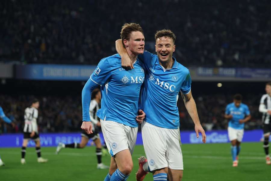 McTominay celebrates his opener