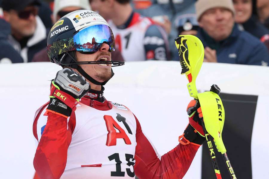 Manuel Feller, ce dimanche. Manuel Feller, ce dimanche.