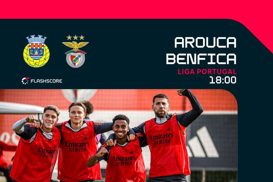 Benfica tem oito pontos e um jogo a menos do que o Sporting