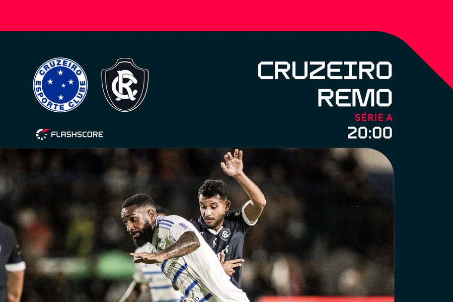 Cruzeiro e Remo abrem a 32ª rodada da Série A do Brasileirão nesta sexta-feira (23), no Mineirão