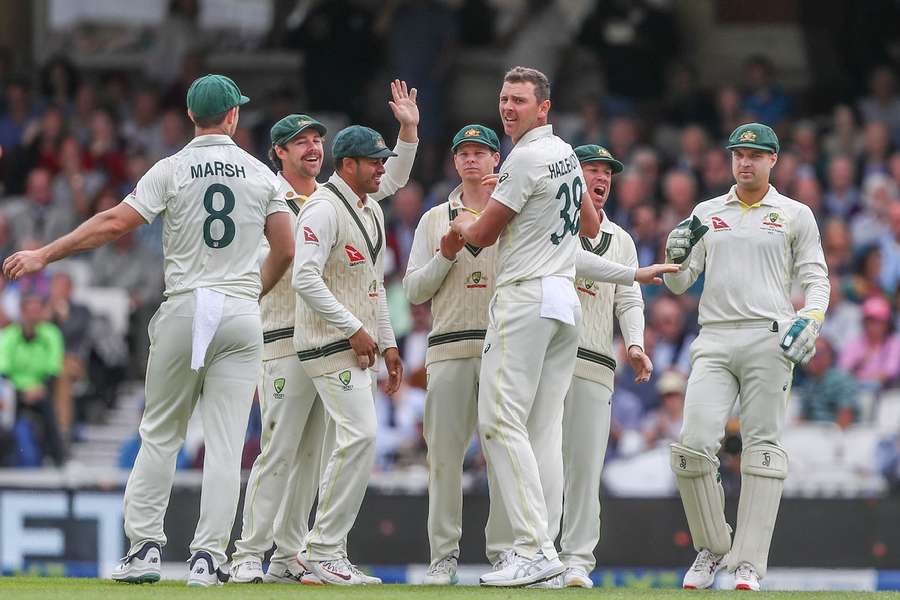 Australia are ahead after the first day at The Oval