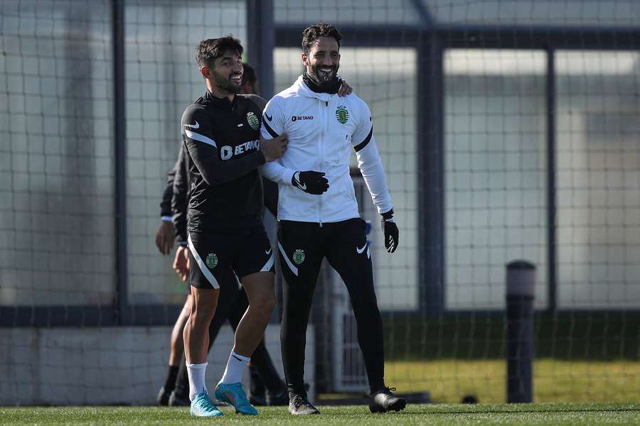 Ricardo Esgaio e Ruben Amorim nos tempos de Sporting Ricardo Esgaio e Ruben Amorim nos tempos de Sporting