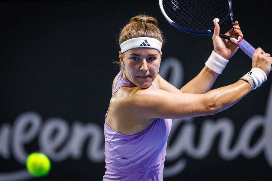 Muchová vyhrála ve dvou setech. Muchová vyhrála ve dvou setech.