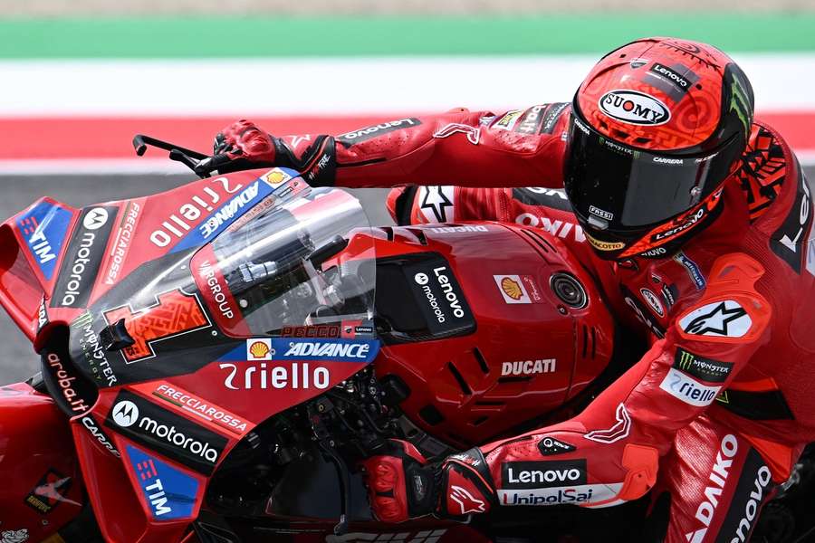 Francesco Bagnaia noteerde als beste tijd 1.44,855