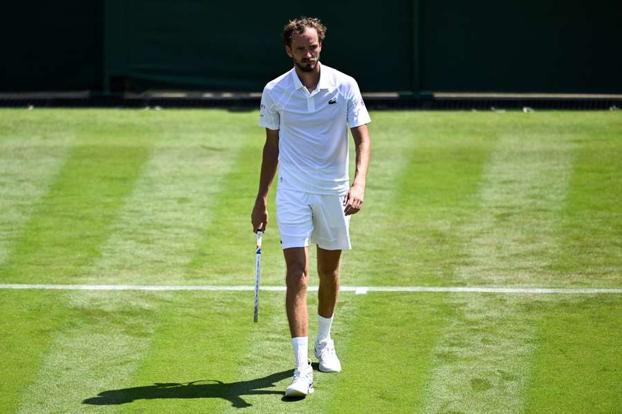 Daniil Medvedev ist in Wimbledon bereits in der ersten Runde ausgeschieden.