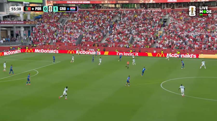 Espaço entre linhas no primeiro golo anulado à Croácia Espaço entre linhas no primeiro golo anulado à Croácia