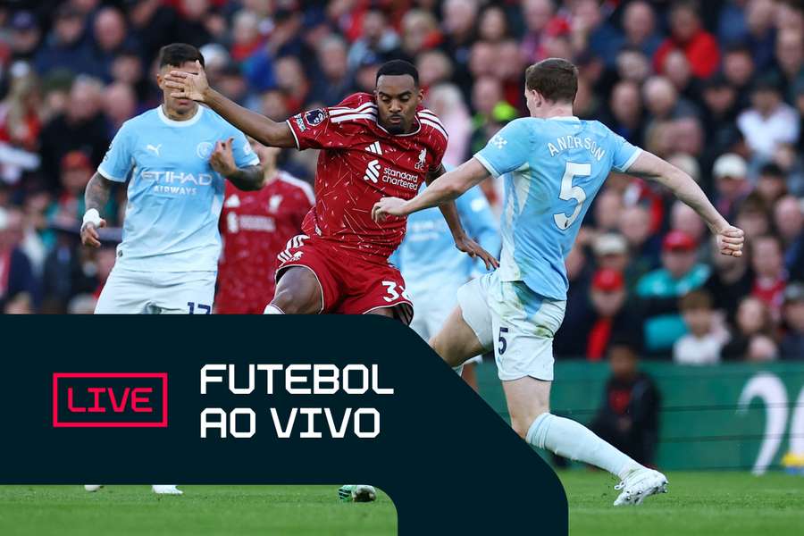 O Manchester City venceu o Liverpool em Anfield