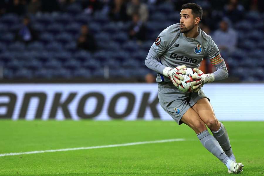 Diogo Costa na baliza do FC Porto