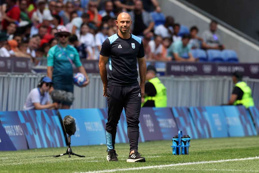 Mascherano neste sábado em Lyon.