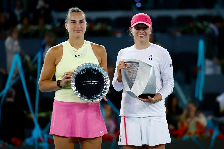 Aryna Sabalenka não conseguiu defender o seu título de Madrid