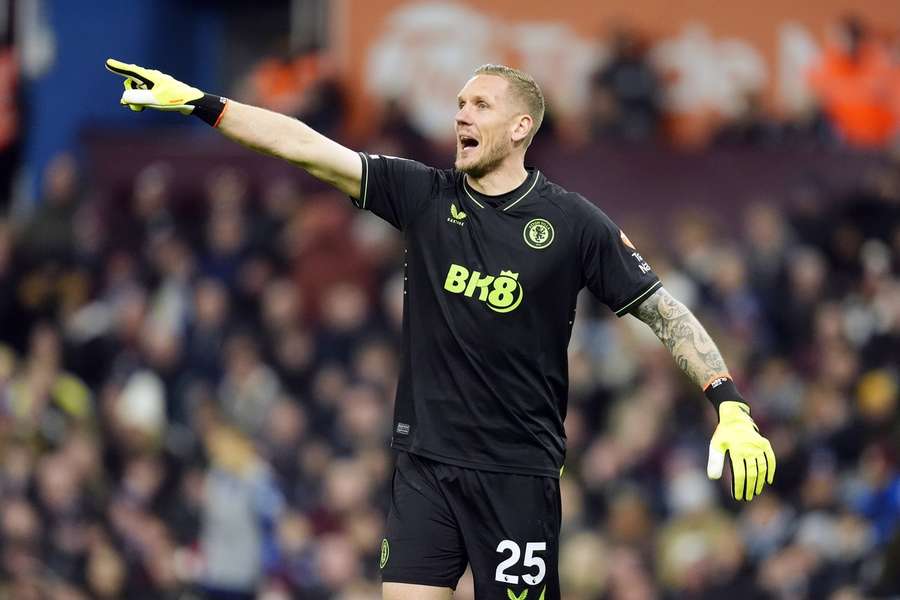 Robin Olsen is set to play in the first leg of Aston Villa's Europa Conference League semi-final against Olympiacos with Emiliano Martinez suspended
