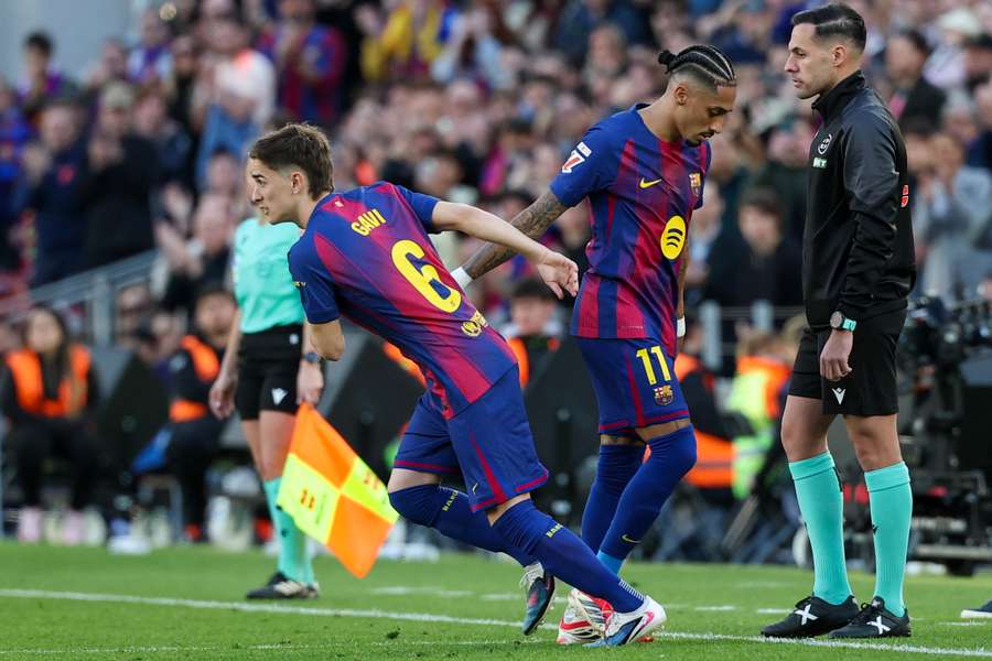 Gavi y Raphinha Gavi y Raphinha