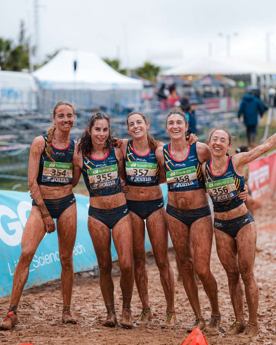 Las atletas catalanas, campeonas de España por comunidades
