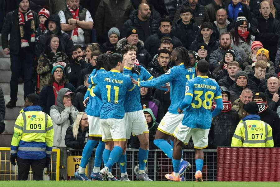 Krejčí slaví zásah do sítě United.