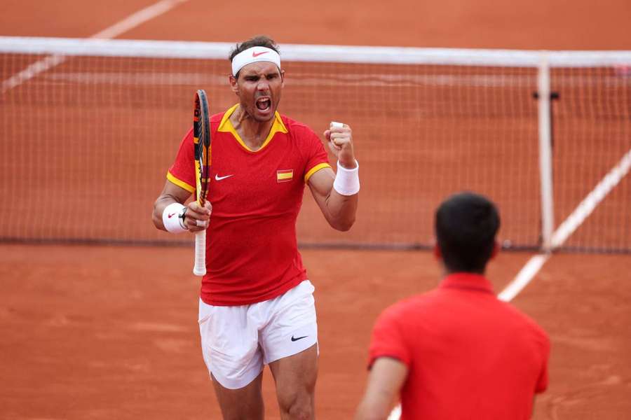 Nadal jogou em pares com Alcaraz nos Jogos Olímpicos