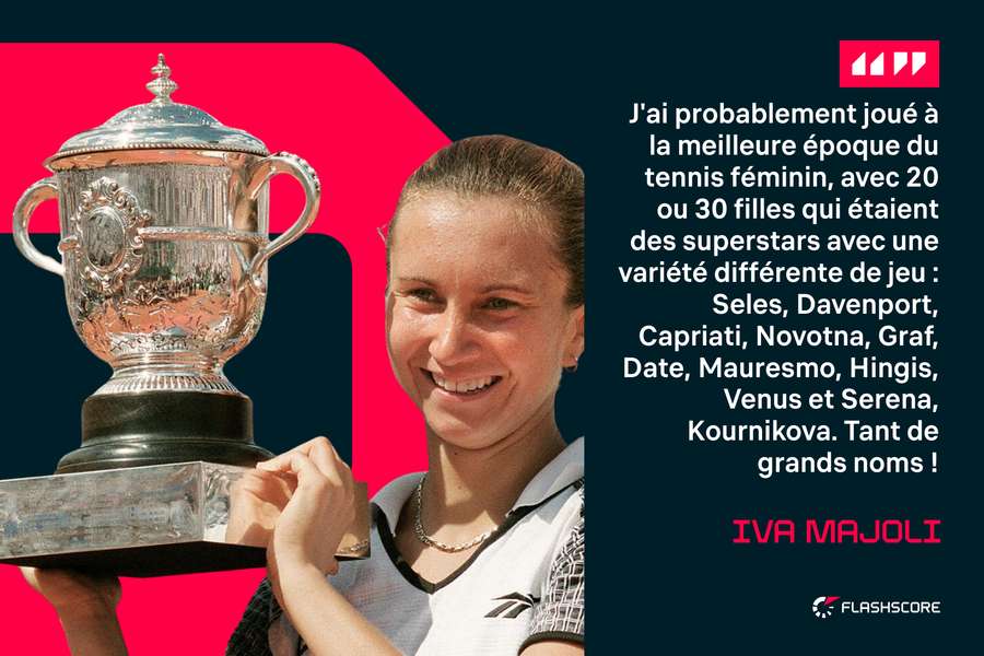 Iva Majoli a empêché Martina Hingis de réaliser le Grand Chelem calendaire Iva Majoli a empêché Martina Hingis de réaliser le Grand Chelem calendaire
