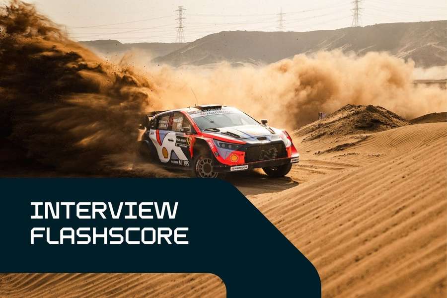 Adrien Fourmaux en Arabie saoudite en novembre 2025.