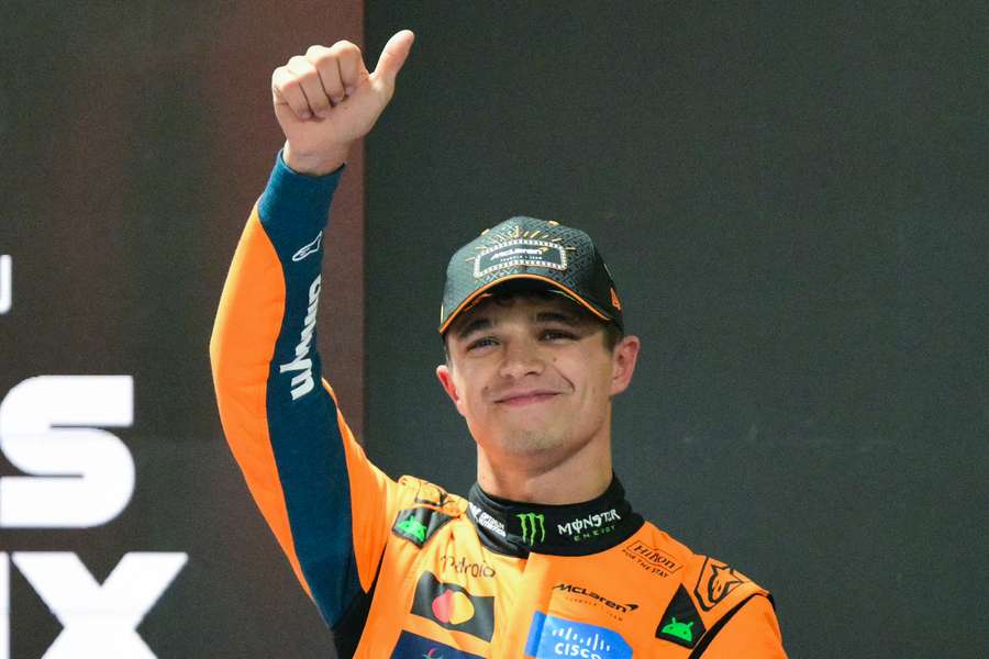 Lando Norris larga na pole no GP de Las Vegas