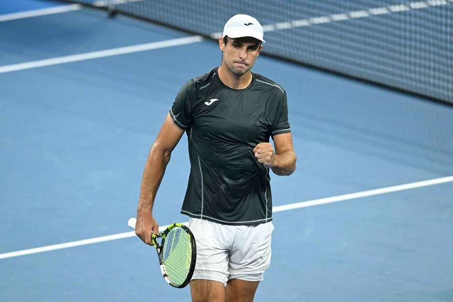 Vukic celebrates his win