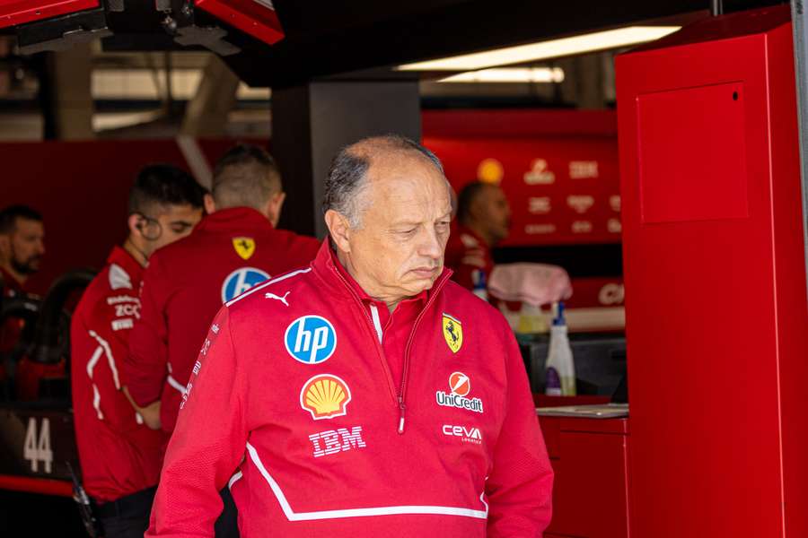 Frédéric Vasseur, chefe de equipa da Ferrari